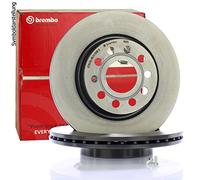 2 x BREMBO 08.7626.75 Disque de frein pour CHEVROLET,OPEL,VAUXHALL