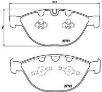 Brembo Plaquettes de Frein P06047 Avant