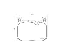 BREMBO P 06 097 Plaquettes de frein avant pour Hatchback Clubman Convertible 2 C