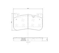 BREMBO P 06 100 Kit de plaquettes de frein, frein à disque pour BMW
