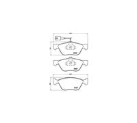 Brembo Plaquettes de frein avant P23112