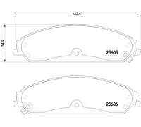BREMBO P 23 149 Kit de plaquettes de frein, frein à disque pour CHRYSLER,CHRYSLE