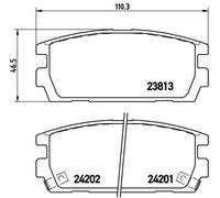 BREMBO P 30 021 Kit de plaquettes de frein, frein à disque pour HAWTAI,HYUNDAI,H
