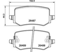 BREMBO P 30 139 Plaquettes de frein