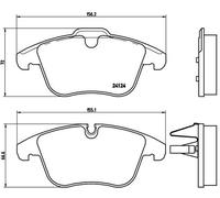 BREMBO P 36 022 Kit de plaquettes de frein, frein à disque pour DAIMLER,JAGUAR,M