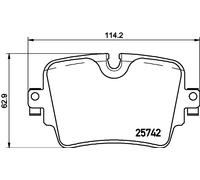 BREMBO P 36 033 Kit de plaquettes de frein, frein à disque pour JAGUAR
