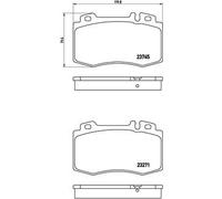 BREMBO P 50 053X Kit de plaquettes de frein, frein à disque pour MERCEDES-BENZ,M