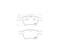 BREMBO P 50 115 Plaquettes de frein avant pour Mercedes GL M R