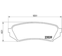 BREMBO P 83 049 Kit de plaquettes de frein, frein à disque pour LEXUS,TOYOTA,TOY