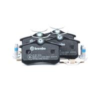 Jeu de plaquettes de frein BREMBO P 85 020, arrière