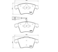 BREMBO P 85 149 Plaquettes de frein