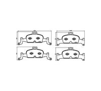 BREMBO P 85 164 Plaquettes de frein avant pour Audi A5 A4 A6 Q5 A7