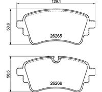 Brembo Plaquettes de frein P 85 185 pour Audi et VW