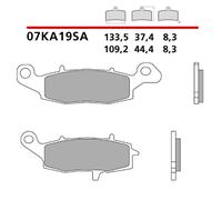 BREMBO Paire De Plaquettes De Frein Avant KAWASAKI KLV 1000 04 > Étrier Gauche