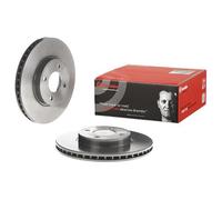 Brembo Paire Disques de Frein Avant Appropriés pour Nissan Micra 4 / IV Et Note