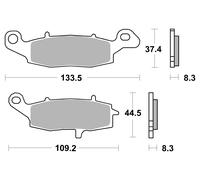 Brembo 07ka1907 Organic Brake Pads Clair