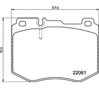 BREMBO Plaquette de Freins Bremsbelegsatz Avant Convient pour Mercedes-Benz Glc