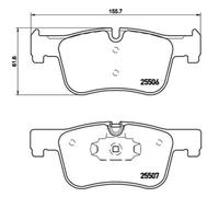 BREMBO Plaquette de Freins Bremsbelegsatz Avant pour BMW 3er Tournée