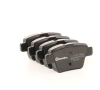 BREMBO Plaquettes de frein Arrière convient pour PEUGEOT 207 3/5 portes (WA, WC)