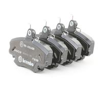 BREMBO Plaquettes de frein Avant pour RENAULT Twingo II 3 portes (CN0) Mega P 68
