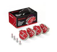 BREMBO Plaquettes de freins Arrière préparé pour l'indicateur d'usure Épaisseur 18mm avec accessoires P06064NX Compatible avec BMW 5 Berline F10 5 Touring F11 X3 F25 X3 G01, F97 5 Touring G31