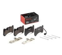 BREMBO Plaquettes de freins Avant contact de signal d'usure inclus Épaisseur 16mm avec accessoires P 48 003 Compatible avec MASERATI GHIBLI III M157 Quattroporte VI