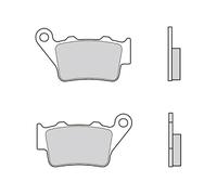 Brembo Plaquettes de frein arrière 07BB02 Type SP frittées Clair