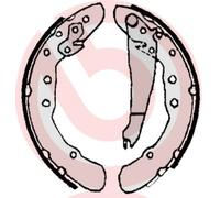 BREMBO S 85 514 Jeu de mâchoires de frein pour AUDI,SEAT,VW