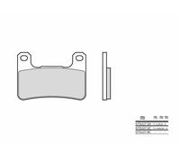 BREMBO RC 07SU27RC Jeu de plaquettes de frein céramique de compétition