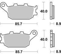 Brembo S.p.A. Plaquettes de frein route carbone céramique - 07HO3607