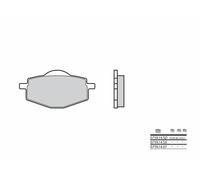 Brembo S.p.A. Plaquettes de frein route carbone céramique - 07YA1407
