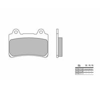 Brembo S.p.A. Plaquettes de frein route carbone céramique - 07YA1711