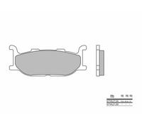 Brembo S.p.A. Plaquettes de frein route métal fritté - 07YA27SA