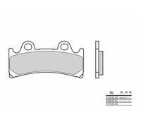 Brembo S.p.A. Plaquettes de frein route métal fritté - 07YA32SA