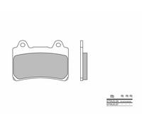 Brembo S.p.A. Plaquettes de frein route métal fritté - 07YA35SA
