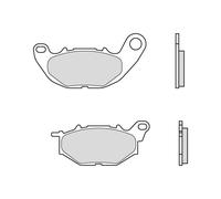 Brembo S.p.A. Plaquettes de frein route métal fritté - 07YA52SA