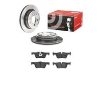 BREMBO Set Freins Arrière Adapté pour BMW 3 - BMW 4 - Disques + Plaquettes