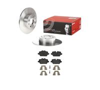 BREMBO Set Freins Arrière pour BMW 1 (E81-E87) Partir 2004 Disques + Plaquettes