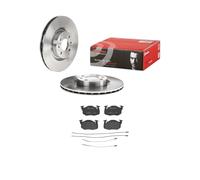 BREMBO Set Freins Avant pour Citroen Ax Saxo - Peugeot 106 Disques + Plaquettes