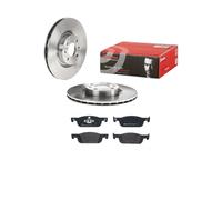 BREMBO Set Freins Avant pour Dacia Logan - Renault Clio - Disques + Plaquettes