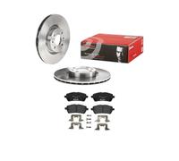 BREMBO Set Freins Avant pour Ford Fiesta VI À Partir 2008 - Disques + Plaquettes