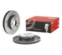 Brembo Set / Paire 2 Disques Frein Avant Appropriés pour Mercedes-Benz