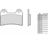 BREMBO Street Plaquettes de frein en métal fritté - 07BB19SA
