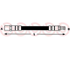 Brembo T85057 - Tubes de frein