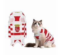 Bremen Banner Combinaison de convalescence pour chien en coton doux pour éviter le léchage et éviter le léchage Noir