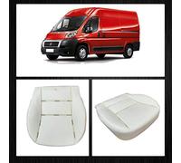BREMER SITZBEZÜGE Coussin de siège Compatible avec Peugeot Boxer à partir de 2006 - Aujourd'hui - Rembourrage en Mousse pour siège Avant conducteur ou Passager - Rembourrage en Mousse et 15 Pinces