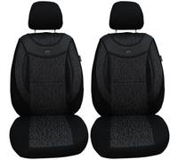 BREMER SITZBEZÜGE Lot de 2 Housses de siège de Voiture sur Mesure compatibles avec Land Rover Range Rover Evoque 1 conducteur et Passager à partir de 2011-2019 / Lot de 2 Housses de siège Auto en