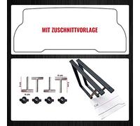 BREMER SITZBEZÜGE, Métal, Console Pliable Noire pour VW Multivan, Konsole klappbar Schwarz für VW Multivan