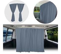 BREMER SITZBEZÜGE Rideau de séparation pour Cabine de conducteur - Pare-Soleil - Compatible avec Opel Movano A à partir de 2003 à 2009 - Gris - Accessoires de Camping