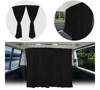 BREMER SITZBEZÜGE Rideau de séparation pour Cabine de conducteur - Protection Solaire - Compatible avec Renault Master 2 à partir de 1997-2010 - Noir - Accessoires de Camping